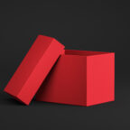 Coloursource® 350 GSM - Bright Red - CLN347-350 - CLN347 COLOURSOURCE BOX RENDER