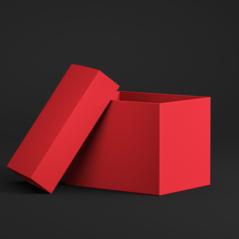 Coloursource® 350 GSM - Bright Red - CLN347-350 - CLN347 COLOURSOURCE BOX RENDER